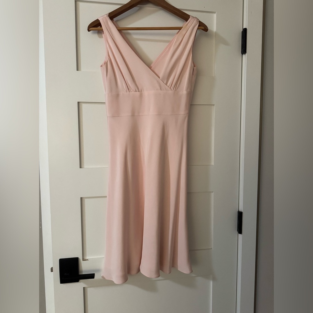 J. Crew Soft Pink Silk Dress